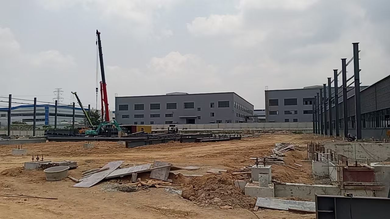 宜科环保科技（泰国）2#厂房项目现场
