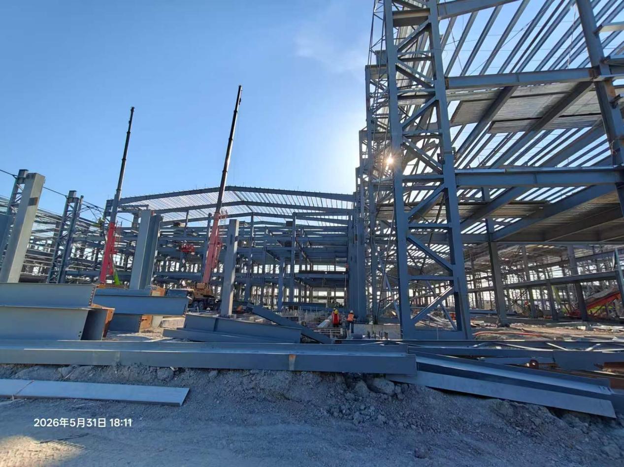 贝特瑞摩洛哥项目厂区建设